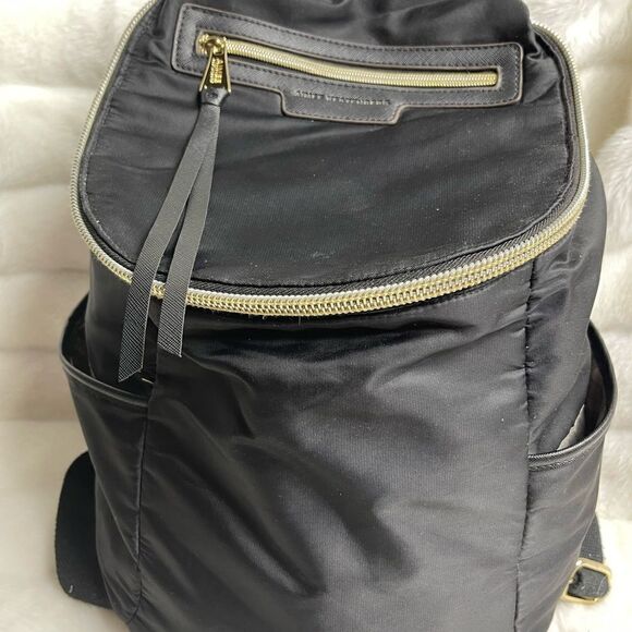 Aimee Kestenberg large Nylon bucket shape backpack with gold tone hardwares main image 7